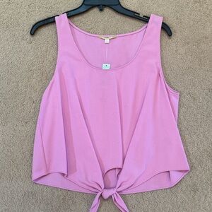Gianni Bini Sleeveless Tie-Front Top NWT Size Medium